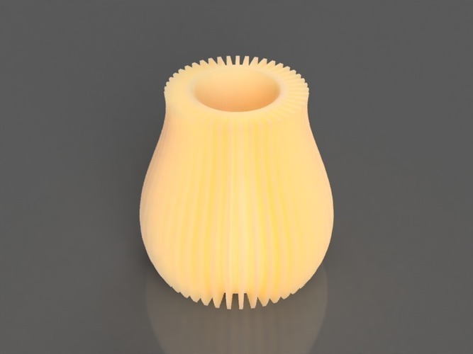 Linear Abstract Vase 3D Print 141794