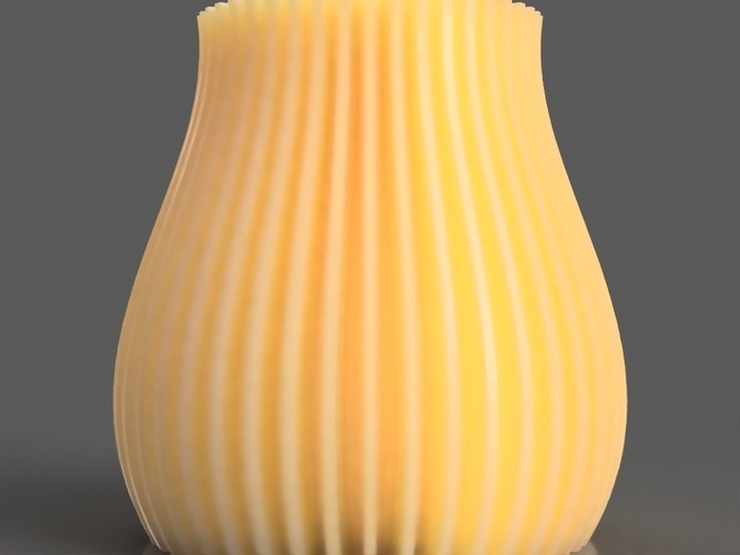 Linear Abstract Vase 3D Print 141796