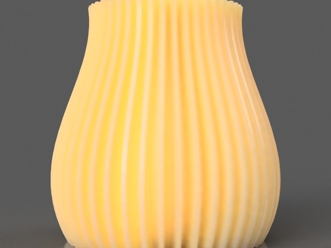 Linear Abstract Vase 3D Print 141799