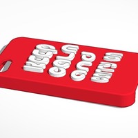 Small keep calm and carry on iphone 4 case 3D Printing 14180