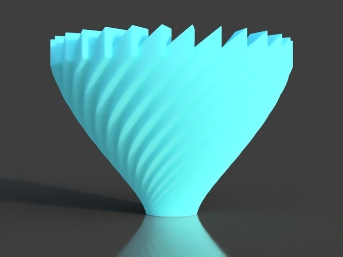 Origami Vase  3D Print 141802