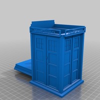 Small Tardis cookie jar/ box 3D Printing 14182