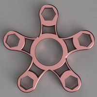 Small 10mm Nut Fidget Spinner 3D Printing 141820