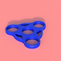 Small Cool Fidget Spinner  ( Triple )  3D Printing 141824