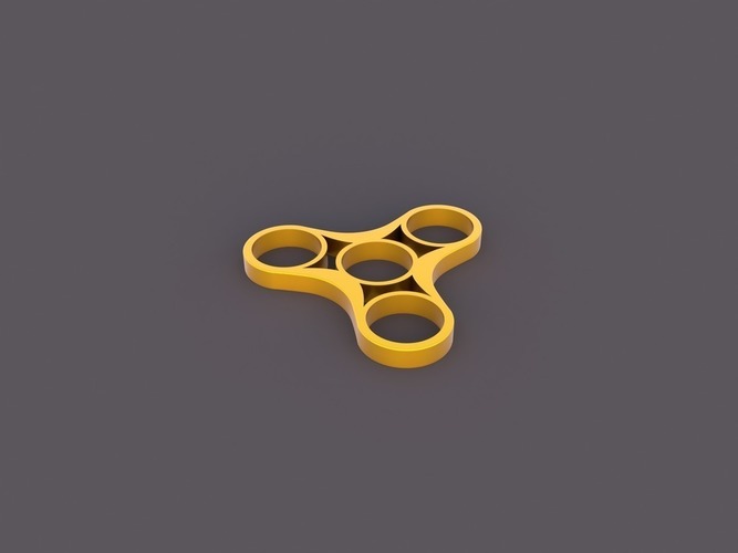 Fidget Spinner Triple 3D Print 141828