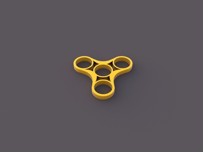 Fidget Spinner Triple 3D Print 141831
