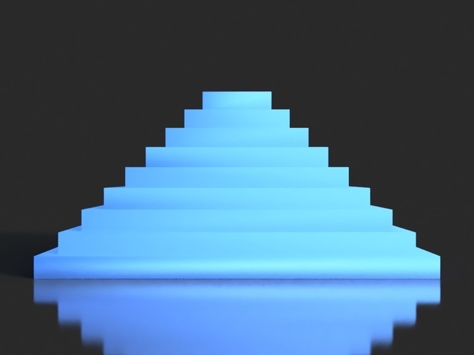 Color Test Pyramid  3D Print 141833