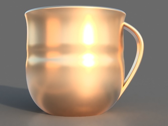 Golden Cup 3D Print 141855
