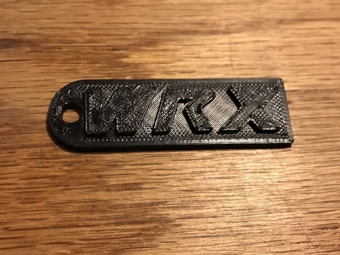 WRX Key Chain 3D Print 141910