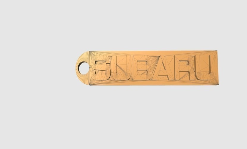 Subaru Key chain  3D Print 141912
