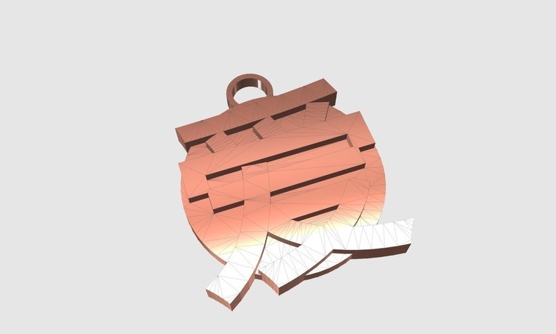 Chinese Love Pendent 