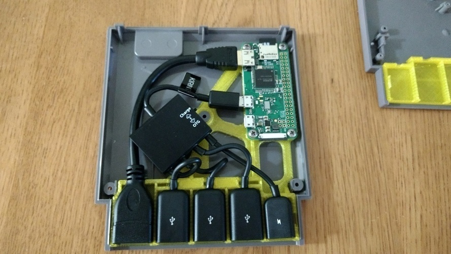 NES cartridge RetroPi Zero case holder 3D Print 141983