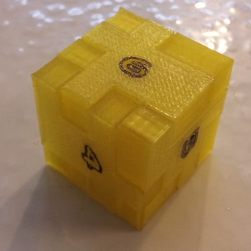 Dice Cube Puzzle 3D Print 141994