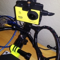 Maker Select/Wanhao Duplicator I3 build plate GoPro mount - Thumbnail 2