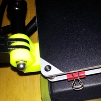 Maker Select/Wanhao Duplicator I3 build plate GoPro mount - Thumbnail 3