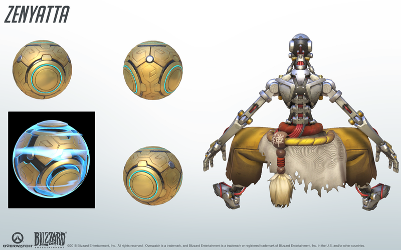 Overwatch Zenyatta's Floating Ball