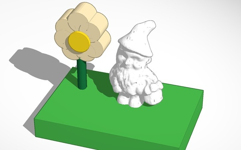 gnome's garden 3D Print 14201