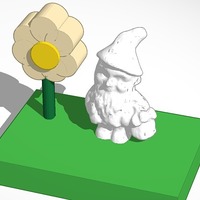 Small gnome's garden 3D Printing 14201