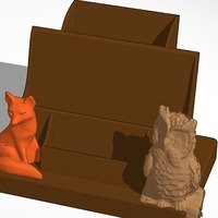 leaflet and card holder fixed with cloud netfab - Thumbnail 1