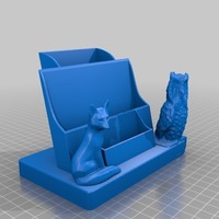 leaflet and card holder fixed with cloud netfab - Thumbnail 2