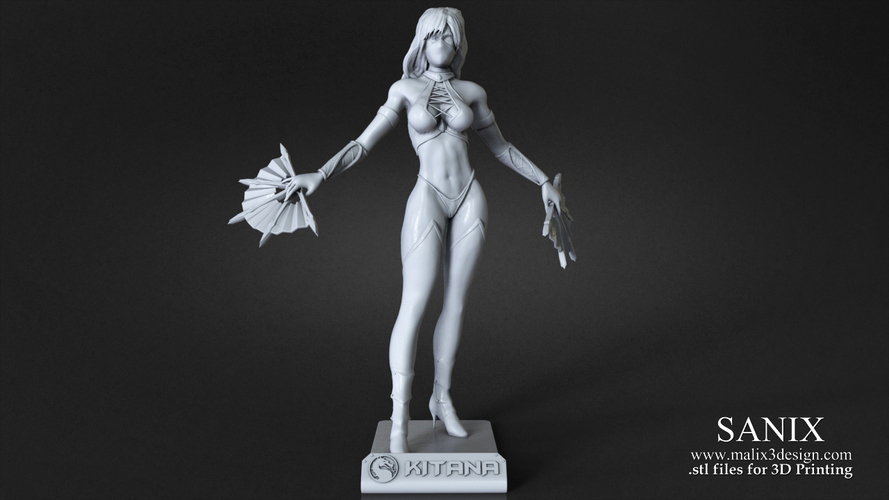 Mortal Kombat – KITANA / 3D Printable Model 3D Print 142052