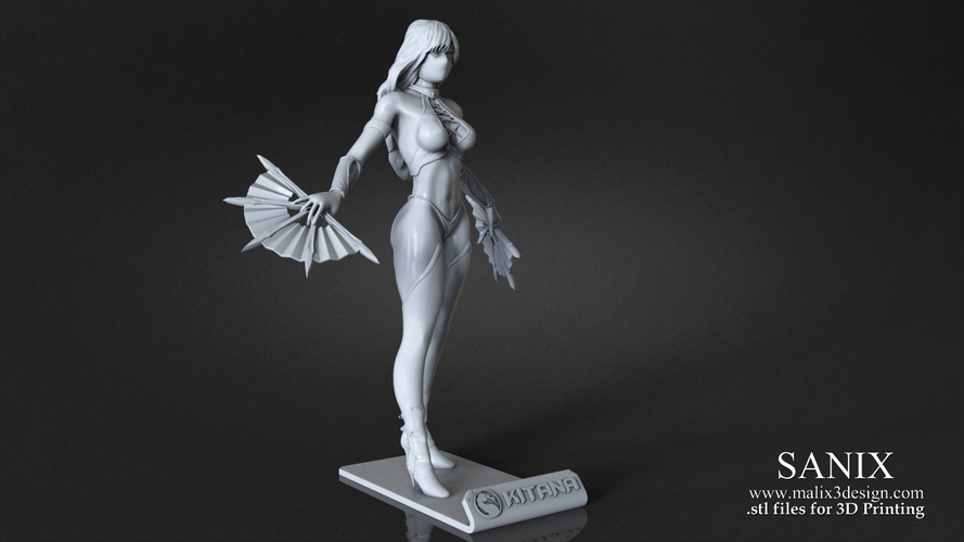 Mortal Kombat – KITANA / 3D Printable Model 3D Print 142055