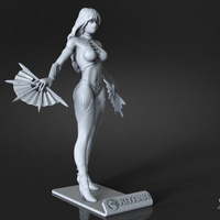 Mortal Kombat – KITANA / 3D Printable Model - Thumbnail 4