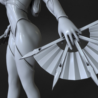Mortal Kombat – KITANA / 3D Printable Model - Thumbnail 6