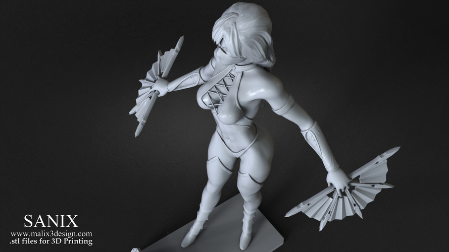 Mortal Kombat – KITANA / 3D Printable Model 3D Print 142061