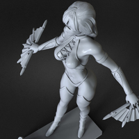 Mortal Kombat – KITANA / 3D Printable Model - Thumbnail 10
