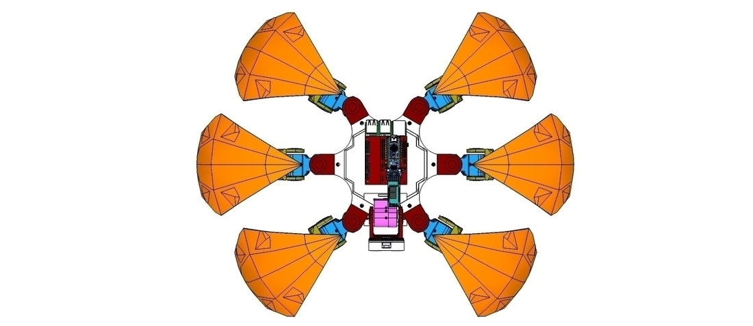 Hexapod - H1 - Design concept 3D Print 142109