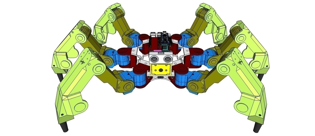 Hexapod - H1 - Design concept 3D Print 142113