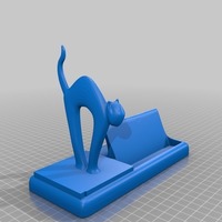 mr cat says meow! business card holder - Thumbnail 4