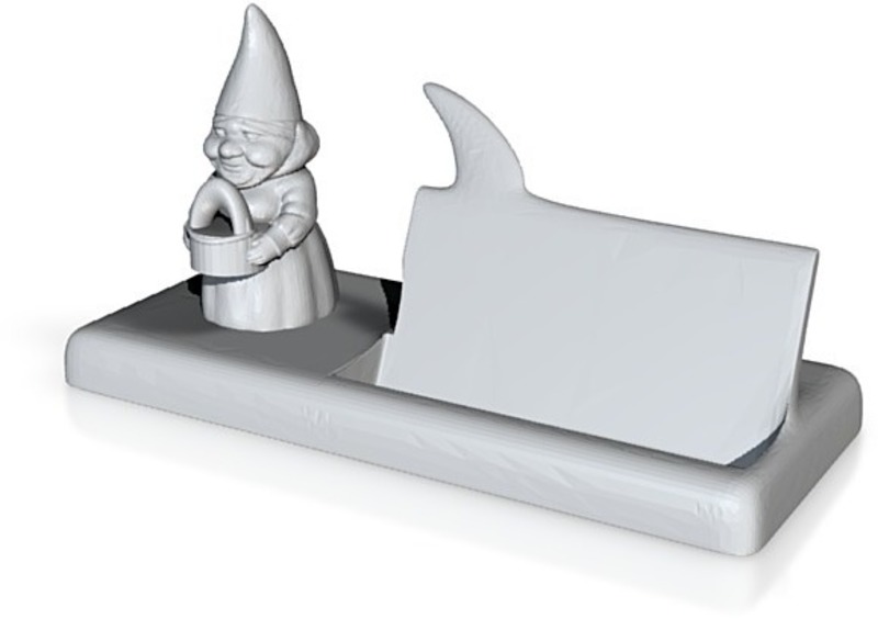 female gnome sayin' business card holder fixed walls printable i