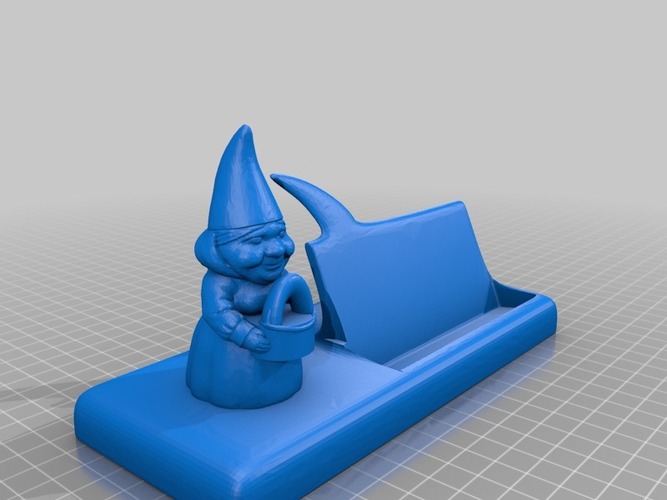 female gnome sayin' business card holder fixed walls printable i 3D Print 14218