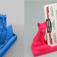 mr fox and mr owl says business card holders - Thumbnail 1