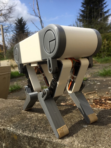 Quadruped Robot V2 3D Print 142222