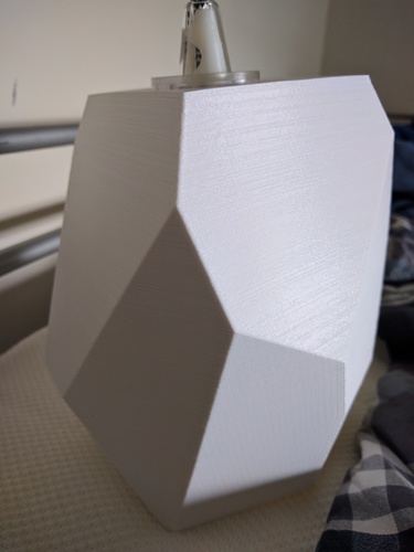Cut Block Dropped Pendant Lamp Shade  3D Print 142293