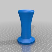 coffee tamper with handle brown - Thumbnail 2