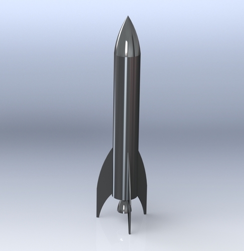 Ben's Rocket 3D Print 142418