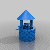 wishing well for frosted ultra detail or sculpteo - Thumbnail 2