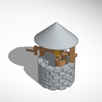 wishing well for frosted ultra detail or sculpteo - Thumbnail 3