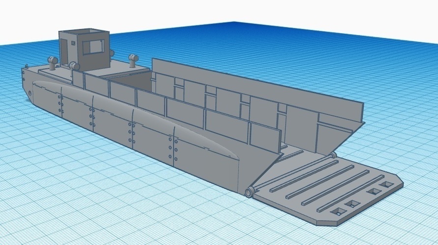 Landing craft World War Two - Wargame scenery 3D Print 142463