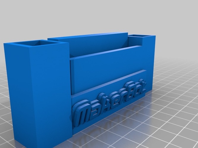makerbot iphone stand and pen holder for plastics 3D Print 14250