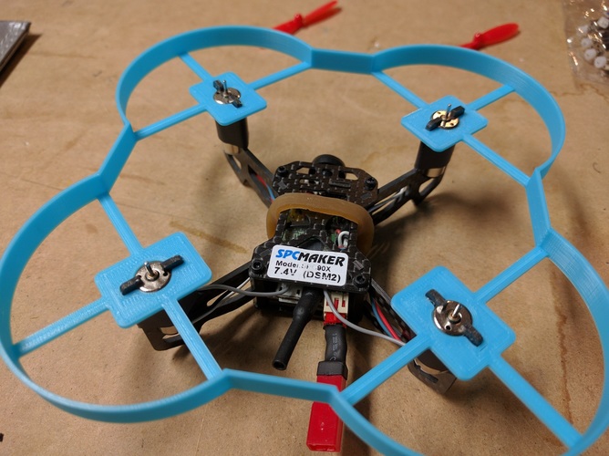 SPCMaker 90x quadcopter prop guards 3D Print 142504