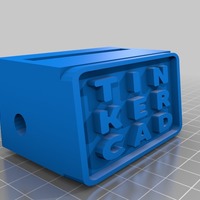 tinkercad iphone speaker for plastics - Thumbnail 1