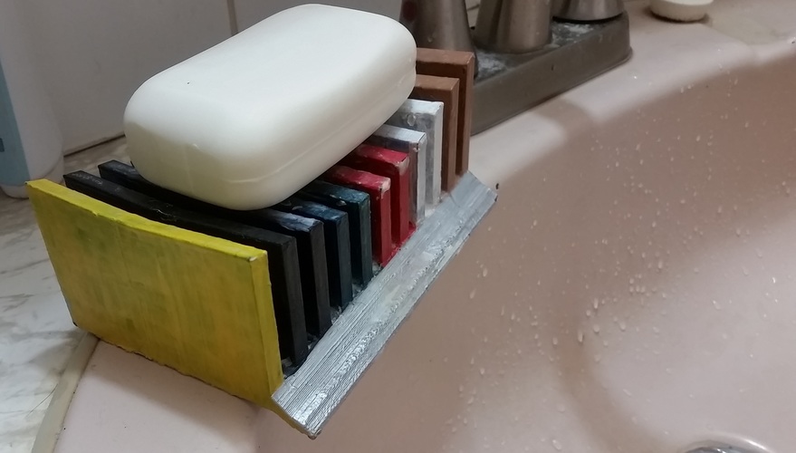 Large Soap holder with water drain 3D Print 142532