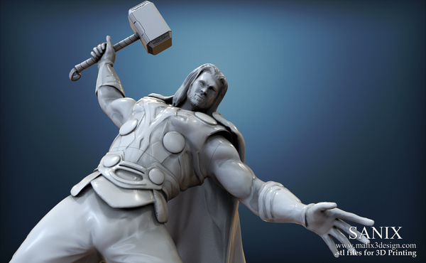 Avenger Scene – THOR Son of Asgard 3D Printable Model