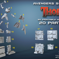 Avenger Scene – THOR Son of Asgard 3D Printable Model - Thumbnail 12