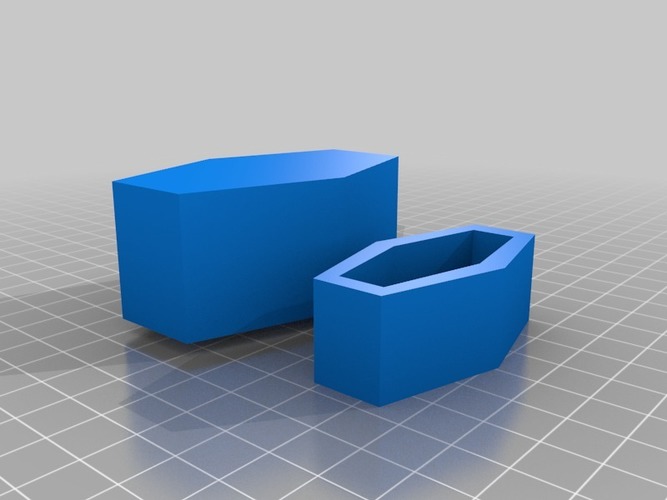 coffin shaped box 3D Print 14259